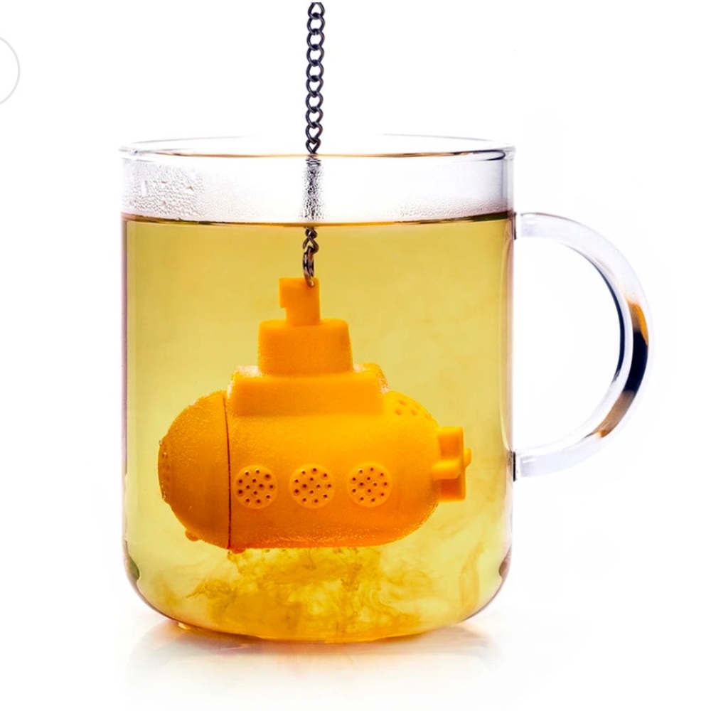 OTOTOTO NWT tea sub silicon tea diffuser -yellow